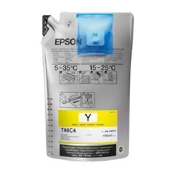 242_imagen_1.png TINTA SUBLIMACION EPS. ULTRA CHROME DS YELLOW F6370/F9470/F9470H 1.1 LTR - Imagen 1