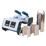 Craft Express 3 in 1 Two Station Mug Press (Light Blue,110V,US Plug)