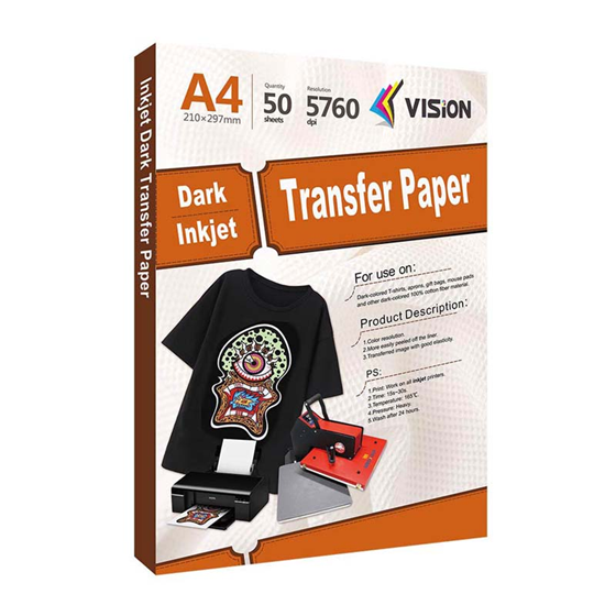 265_imagen_1.png PAPEL TRANSFER JP. HOJA OSCUROS A4 - Imagen 1