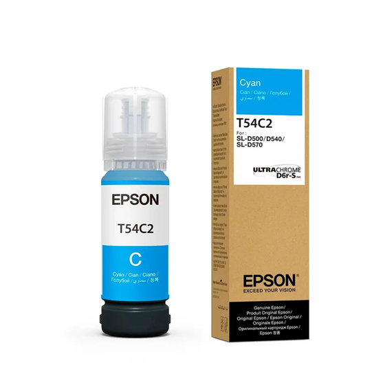 861_imagen_1.png BOTELLA DE TINTA CIAN PARA SURELAB D570 - 70 ML - Imagen 1